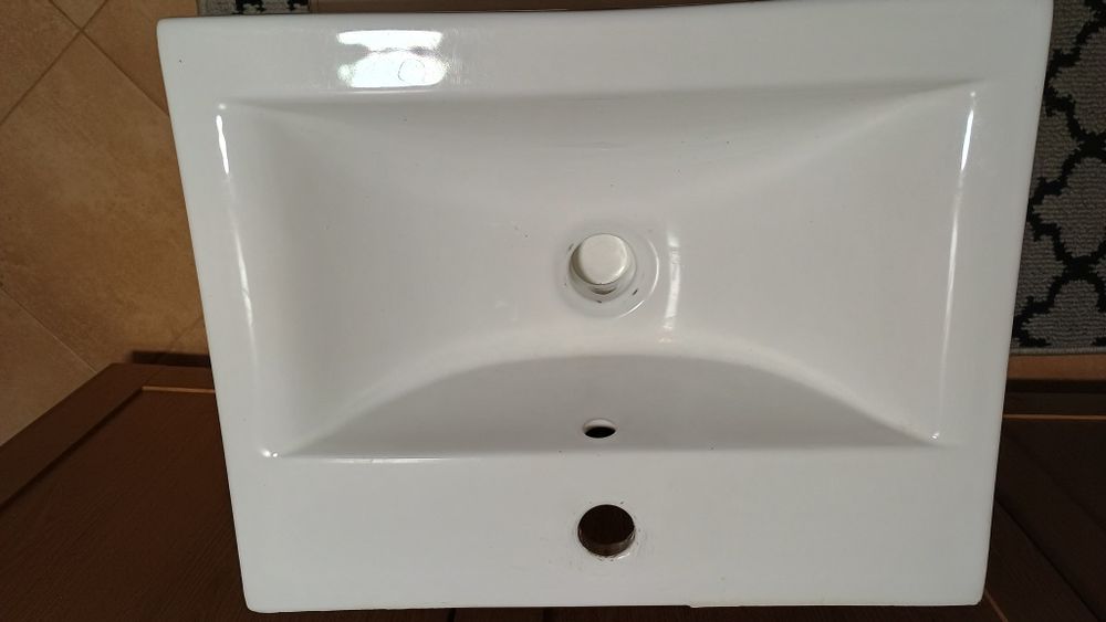 Umywalka wpuszczana 51cmx40cmx17cm