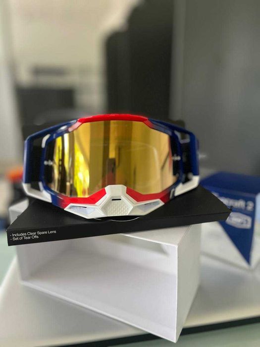 Маска, мотоокуляри 100% Strata 2, Accuri 2, RACECRAFT, BARSTOW, ARMEGA