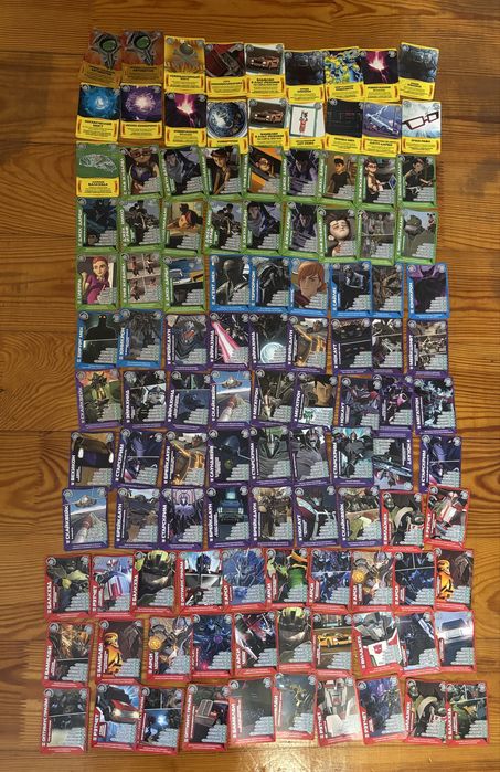 112 карточек Transformers