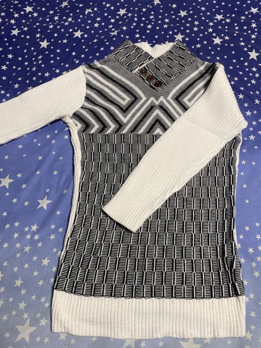 Мужской хлопковый теплый свитер.Размер S