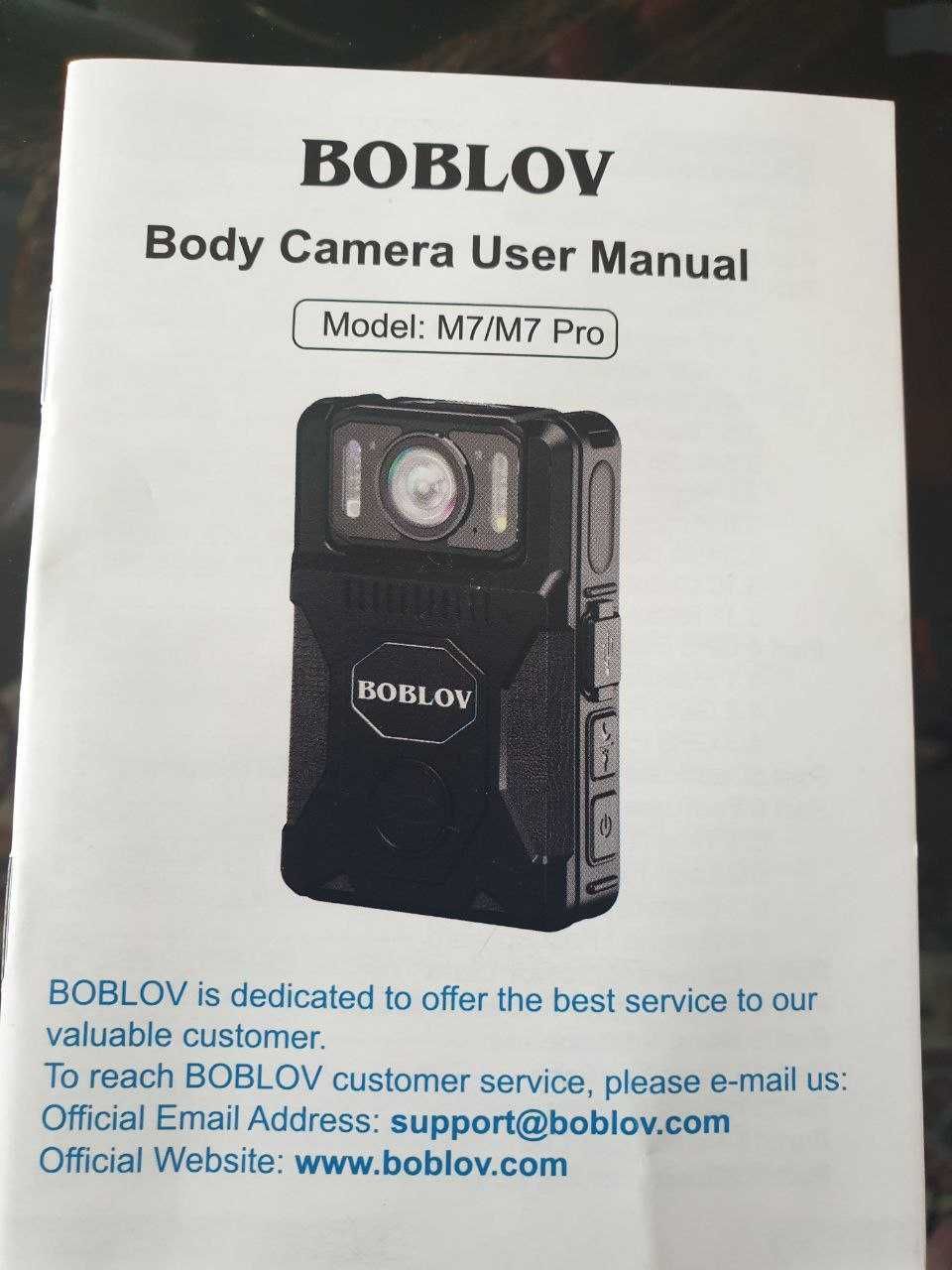 Боди камера BOBLOV M7, GPS, 128GB