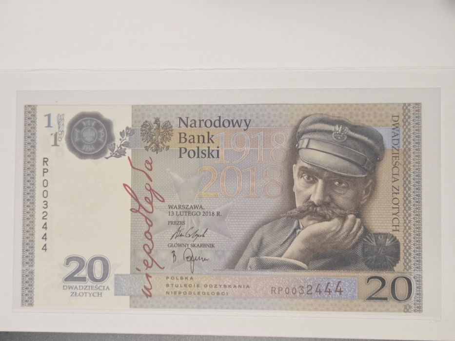 20 zl  100 rocznica odzyskania niepodległości  UNC