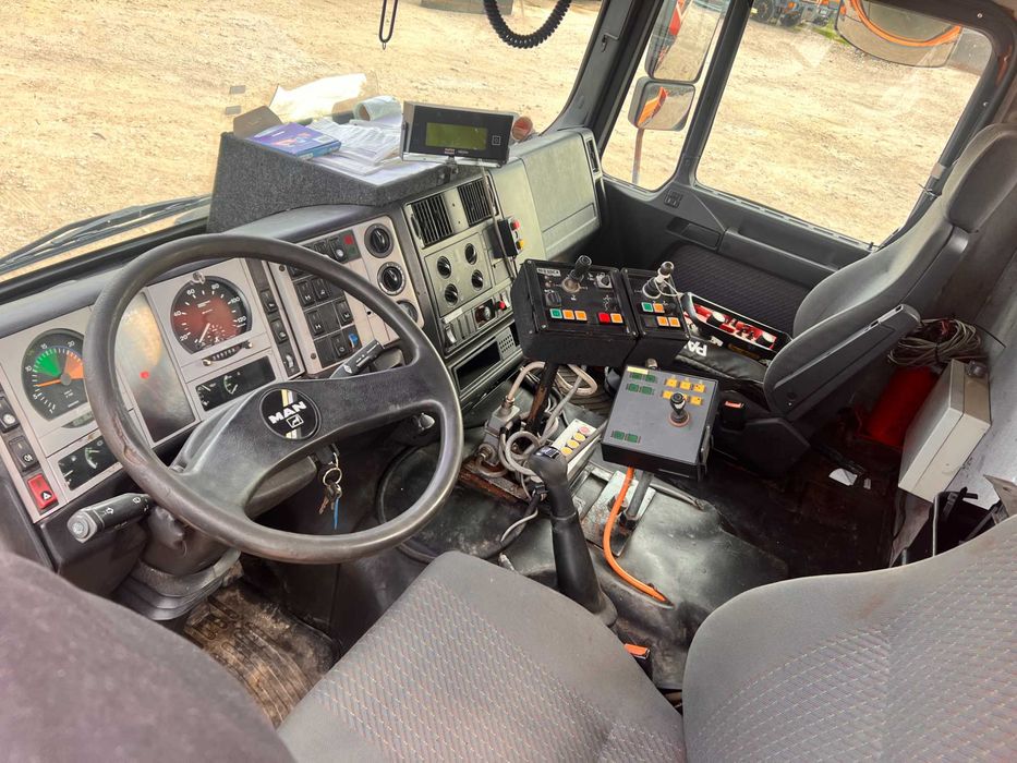 MAN 19.343 4X4 HDS + pilot wywrotka piaskarka 1999 rok specjalny