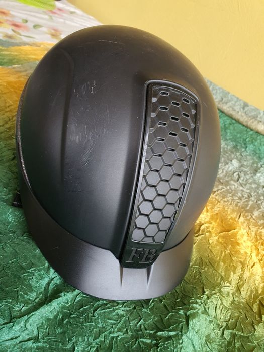 Kask jeździecki Felix Buhler z brokatem rozmiar M 52-58 cm (nr 8)