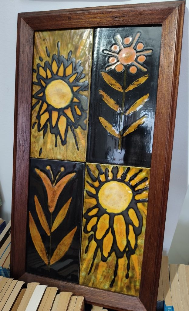 Knud Michelsen Quadro com Azulejos Modernistas Secla