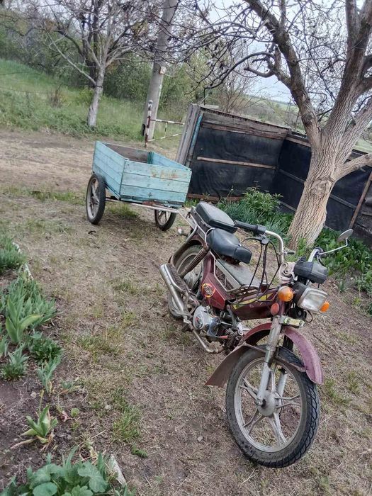 Мопед Дельта з причепом