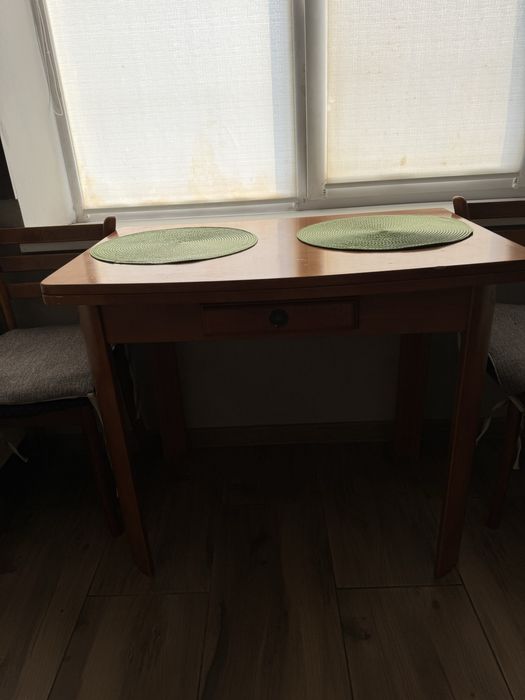 Кухонный стол дерево бук раскладной