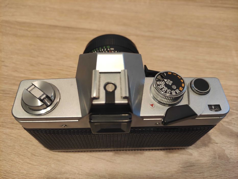 Aparat fotograficzny Praktica MTL3 z dwoma obiektywami