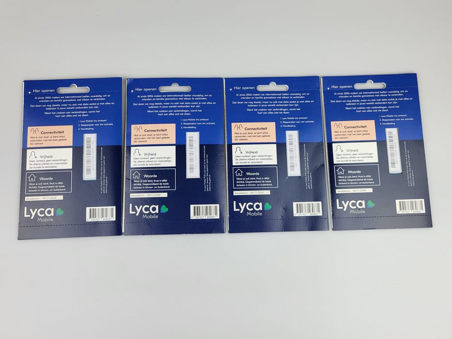 Karta Sim Lyca Mobile 10 € Pakiet do telefonu
