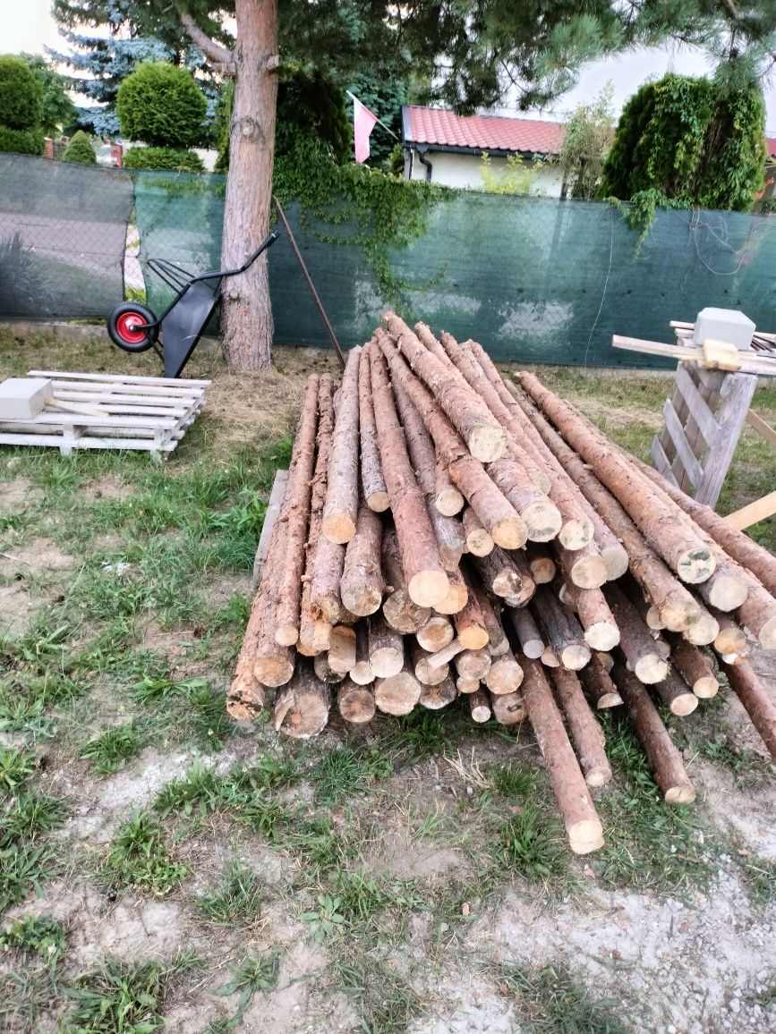 Stemple budowlane( około 230 sztuk) , super stan , długie i krótsze