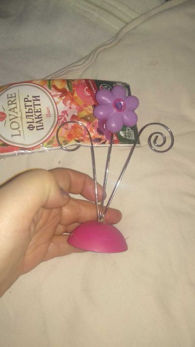 кантовары подставка под визитки бумажки цветок