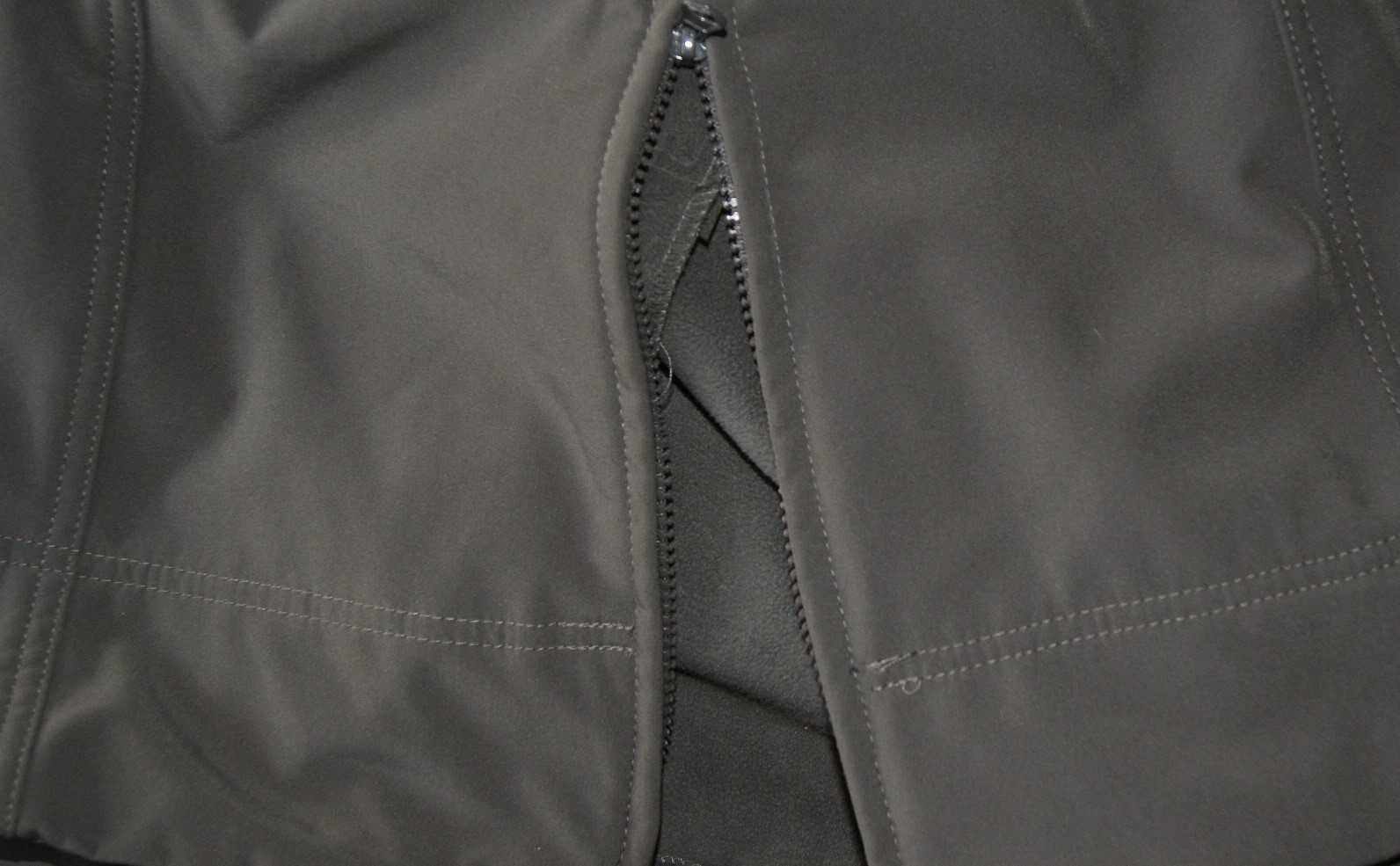 BONPRIX 44 kurtka softshell długa jak nowa ocieplana polarkiem
