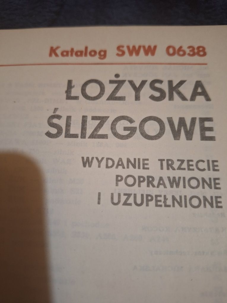 Łożyska ślizgowe katalog sww0638