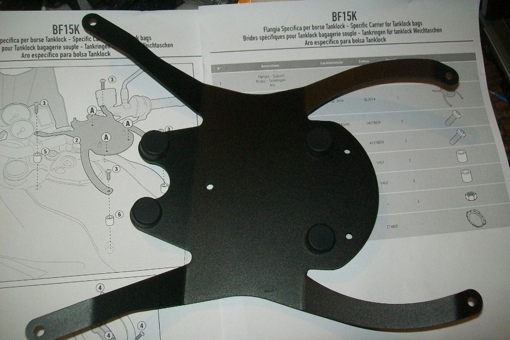 BF15 BMW F650GS/ F700GS/ F800GS ADV mocowanie tanklock toreb