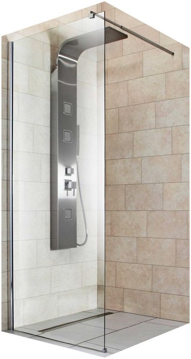 ścianka prysznicowa WALK-IN Szyba prysznicowa NOWA GWARANCJA 100x190