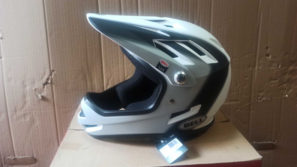 Kask Full Face BELL Sanction, S – 52-54 cm Nowy szaro-biały