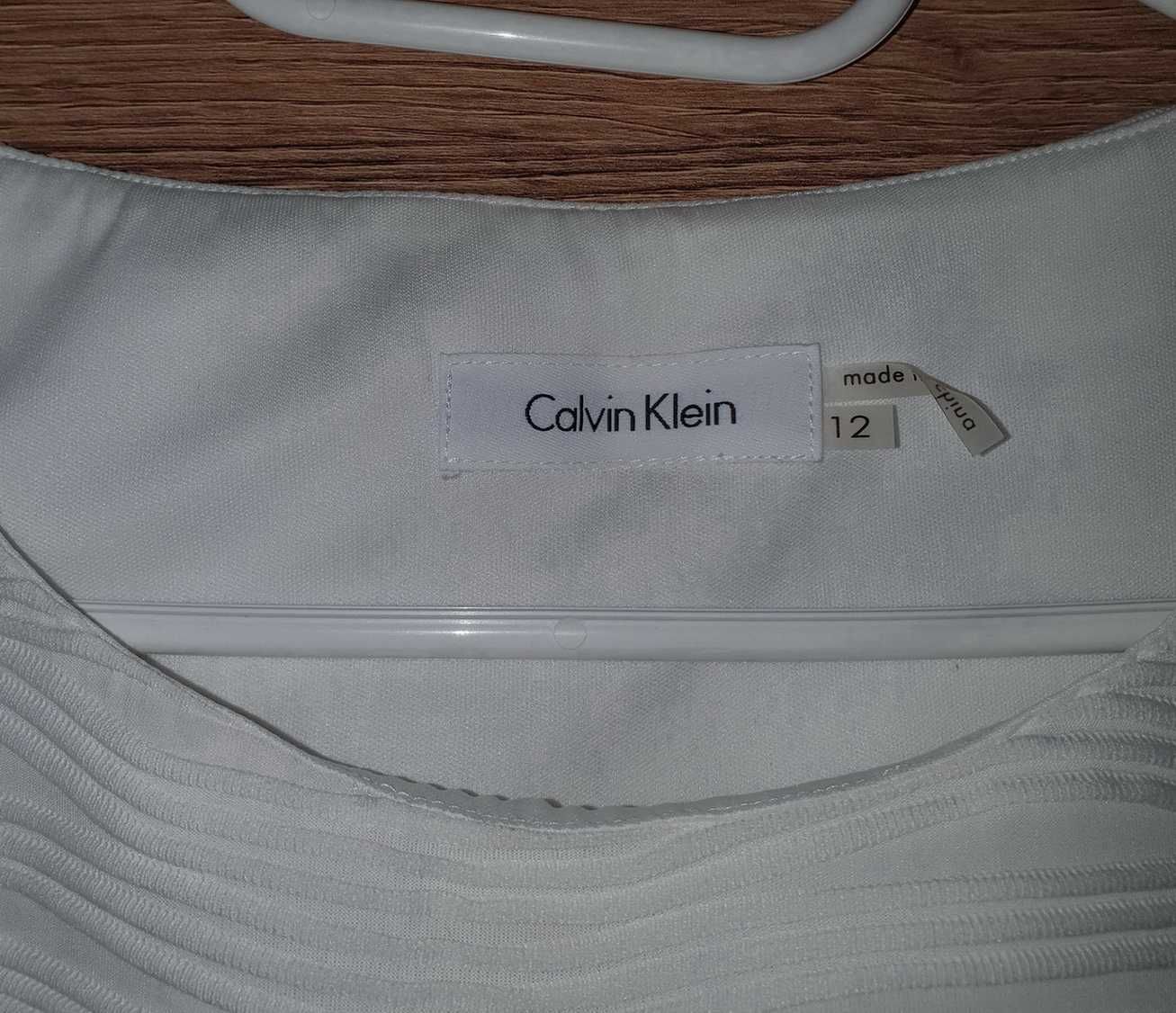 Bluzka biała, rozmiar 12, Calvin Klein