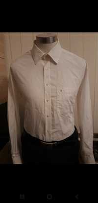 Koszula Sterna, comfort fit, rozmiar 43, XL, męska, biała