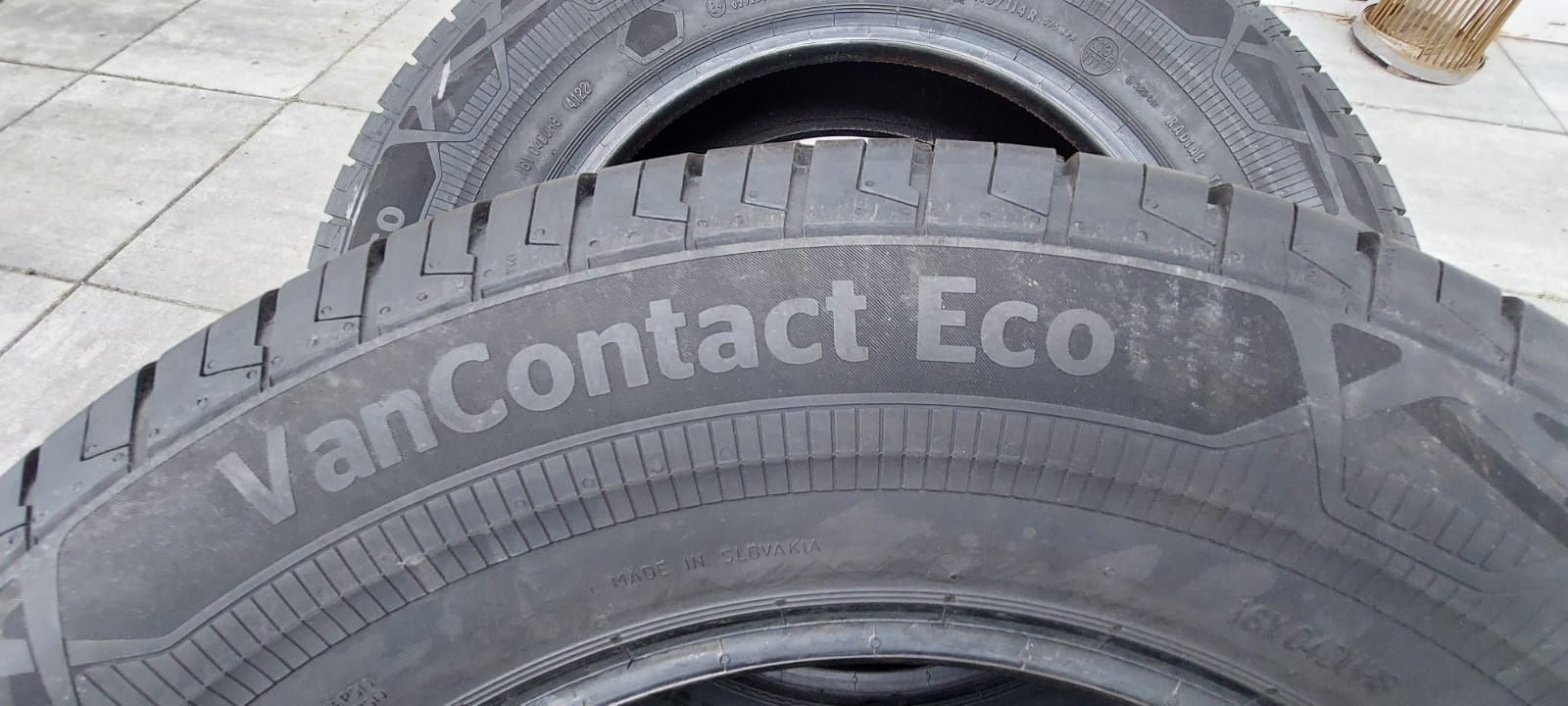 opony letnie continental van contact eco 205/75 r16c stan idealny