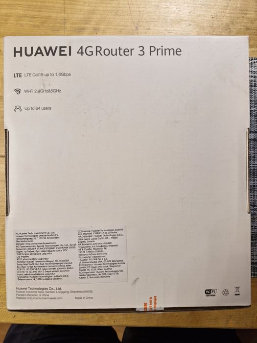 Ruter Huawei B818-263 LTE Cat 19 1,6Gbps 2,4GHz & 5GHz