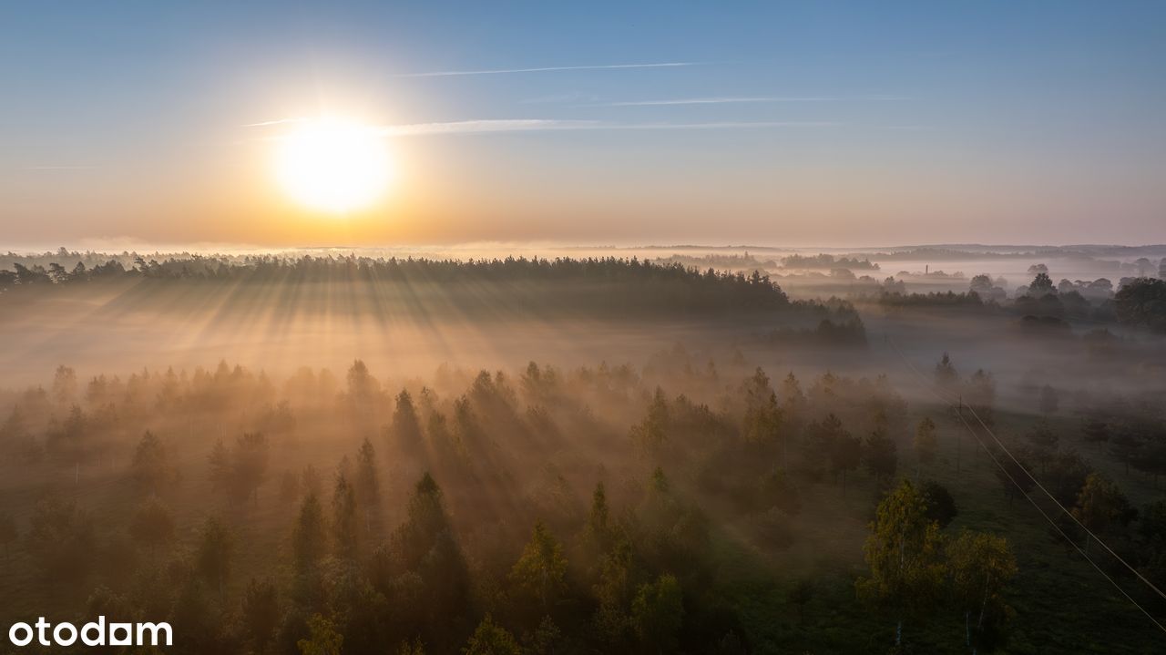 MAZURY Malownicze Działki bud z MPZP przy LESIE nad JEZIOREM_2h z W-wy