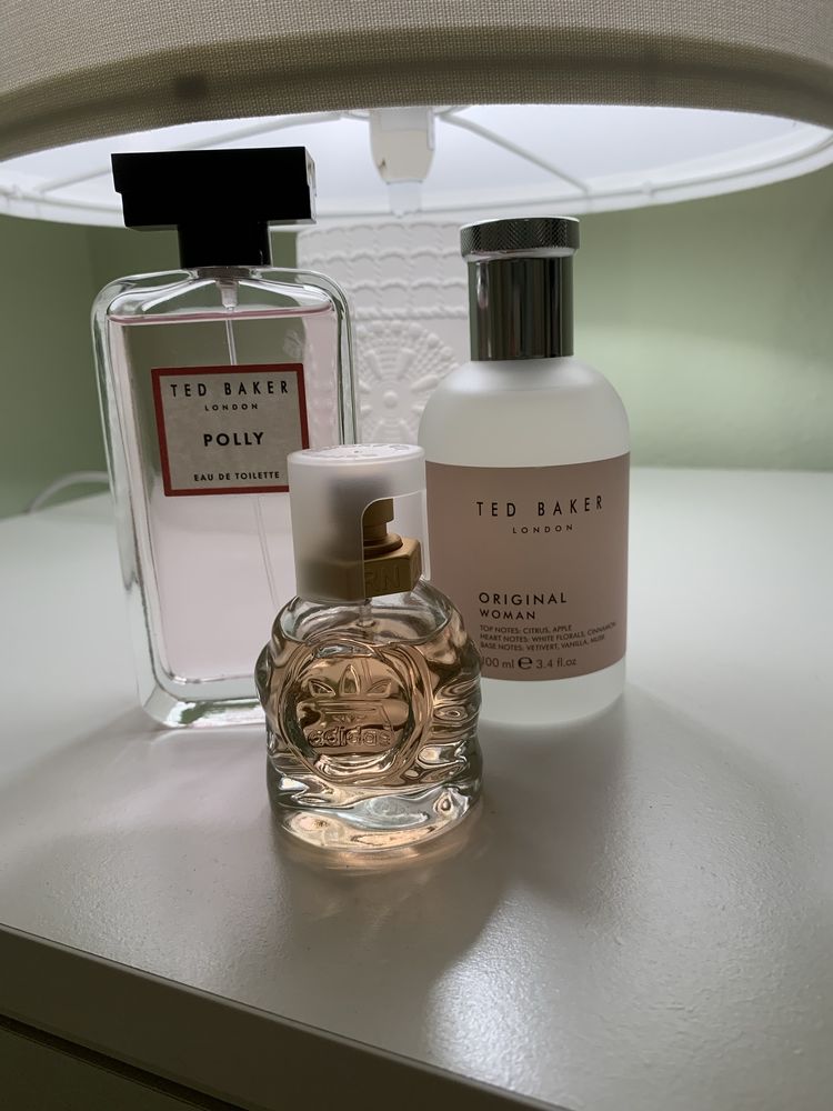 Conjunto de perfumes Tedd Baker e Adidas