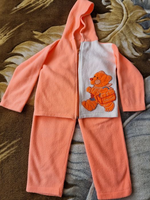 Флисовый костюм на девочку