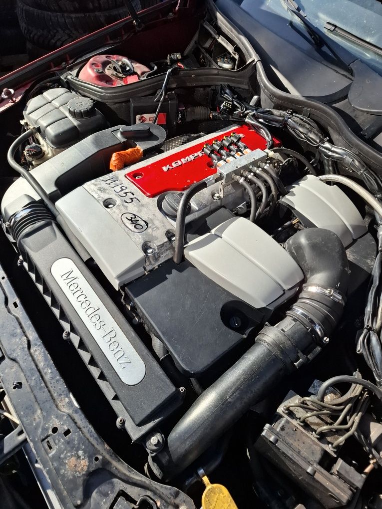 Mercedes Benz W203 2,0 Kompresor Silnik Kompletny 111955