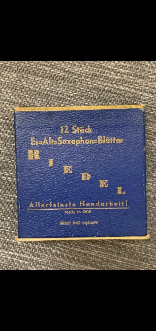 Трости для саксофона кларнета ГДР германия