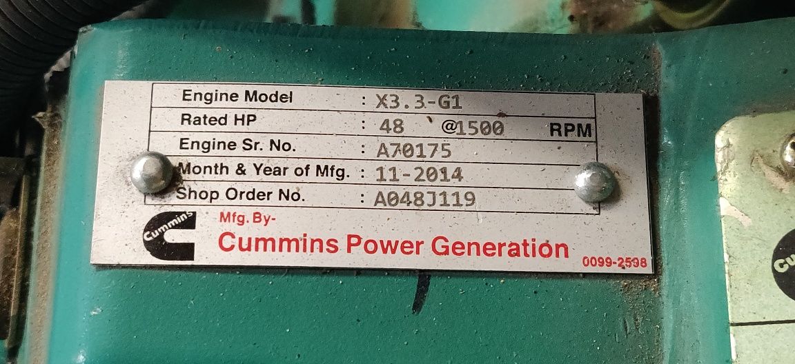 Дизельний генератор Cummins PowerC33 D5