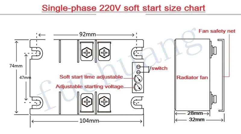 Модуль Плавного пуску 220в 1кв для електро двигунів