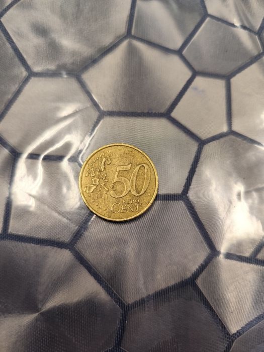 Moeda rara de 50 cêntimos