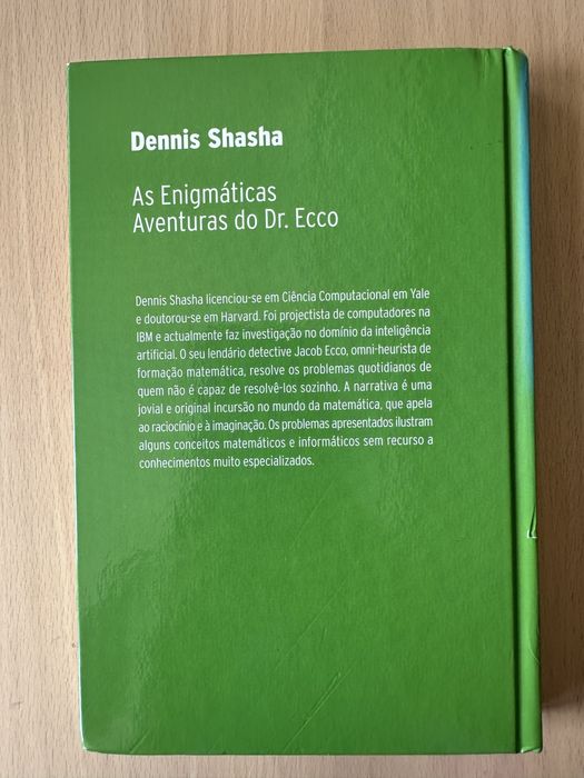 Livro Desafios Matemáticos “As Enigmáticas Aventuras do Dr. Ecco”