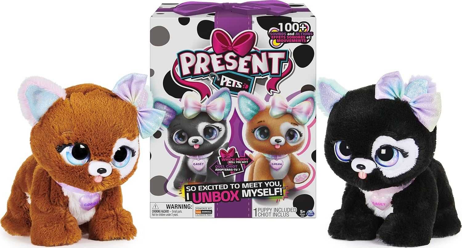 Интерактивный щенок Презент петс Present Pets Glitter Puppy