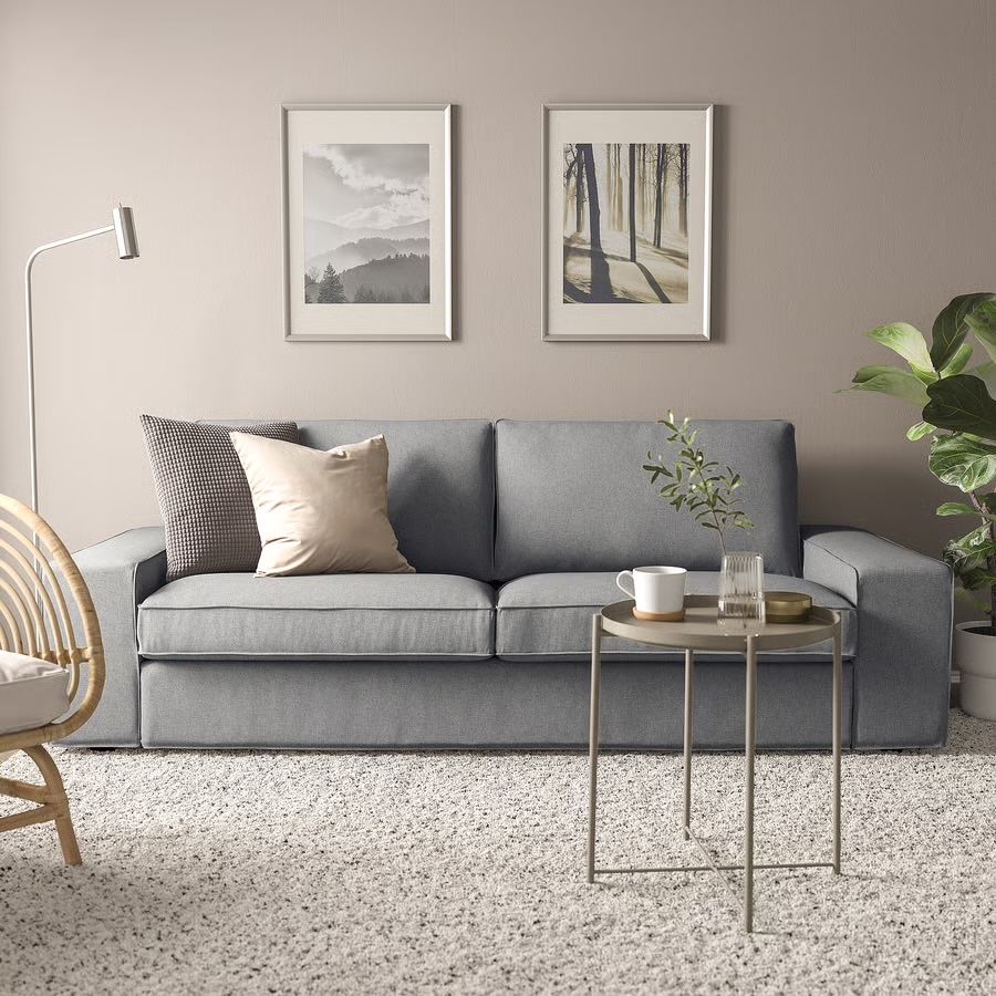 Sofa kanapa trzyosobowa  kivik Ikea nierozkladana  nowe pokrycia