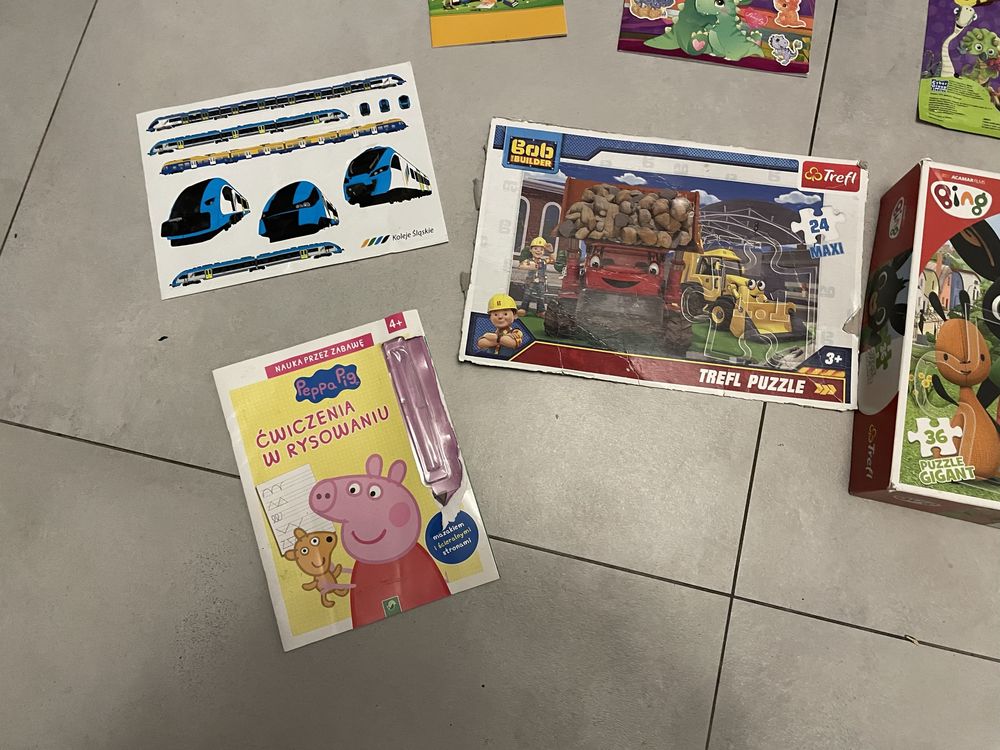 Zestaw edukacyjny gigant puzzle książki