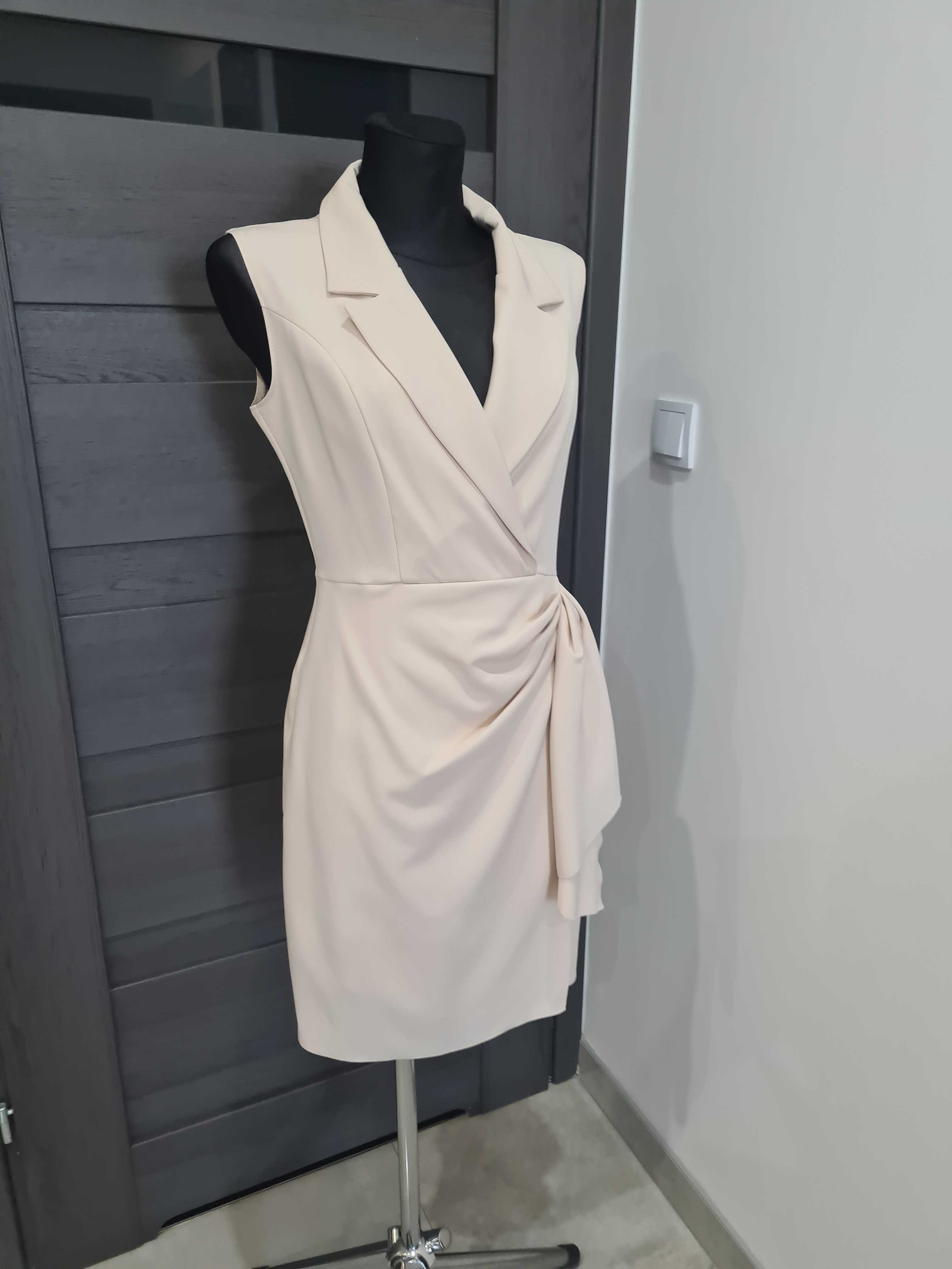 Przepiękna Elegancka sukienka wizytowa, wesele, wyjscie M / L