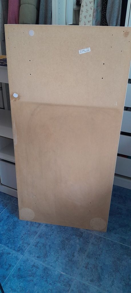Tampo para secretária branco, 120x60 cm
