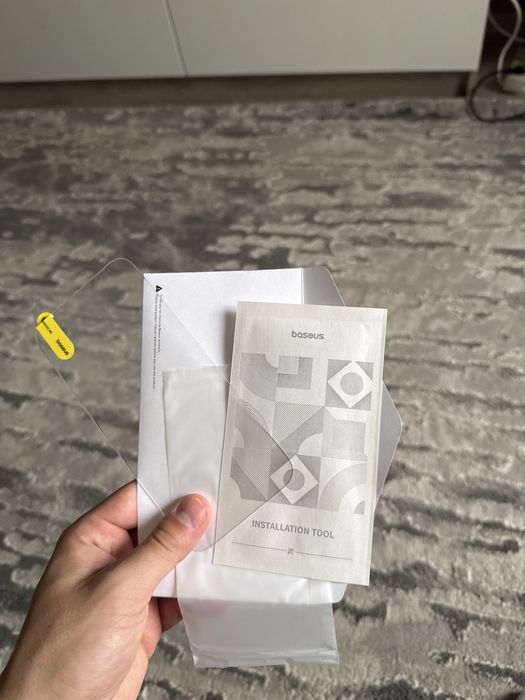 Нові!!!Чохол+ Захисне скло на Iphone 15 Pro max прозорі baseus