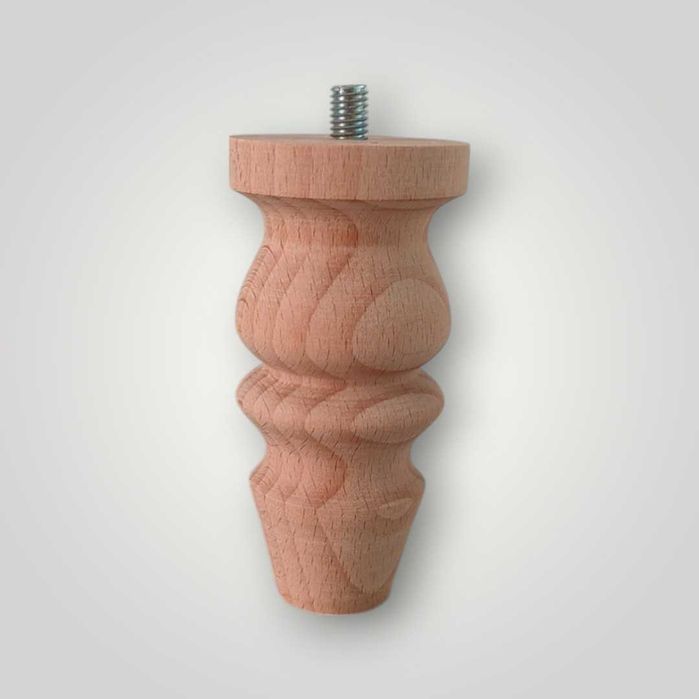 Nogi bukowe 4 x 10 cm wzór C nóżka noga buk