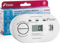 Czujnik tlenku węgla Kidde K5DCO z wyświetlaczem - czujnik czadu