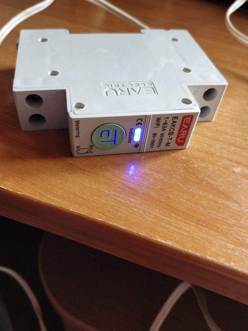 WiFi автоматичний вимикач EARU EAKCB-T-M-63A.Tuya smart, автомат