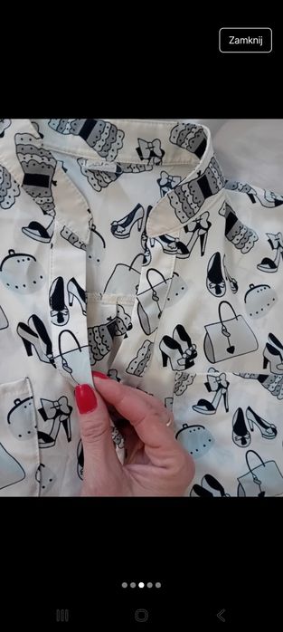 Koszula biała buty szpilki M
