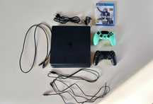 PlayStation 4 Slim 500GB – pełen zestaw + darmowa gra Fifa 23