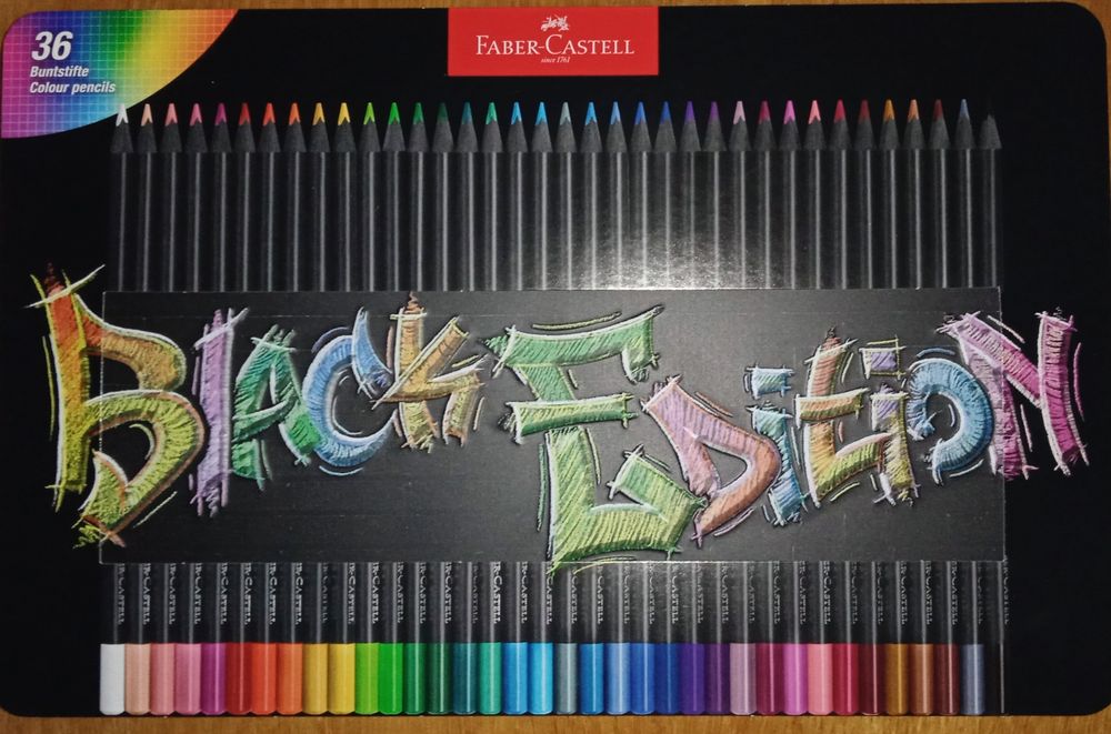 Олівці Faber-Castell 32 кольорів в залізній коропці