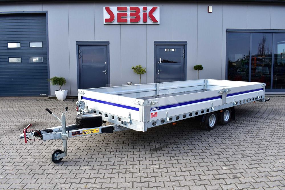 PLATFORMA LAWETA Wiola Multitrailer 2.7S 500x210 NISKA 10C ALU NAJAZDY