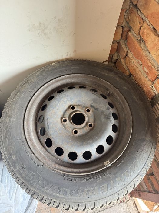 Диски 5*112 R15 з зимовою резиною Volkswagen Audi Seat Skoda Mercedes