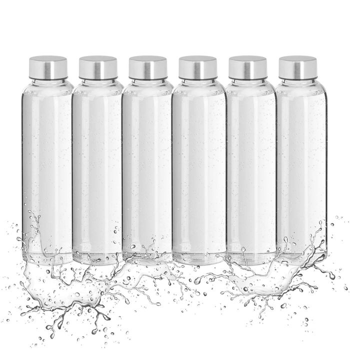 Butelka do napojów szklane 500 ml Zestaw 6 sztuk Relaxdays