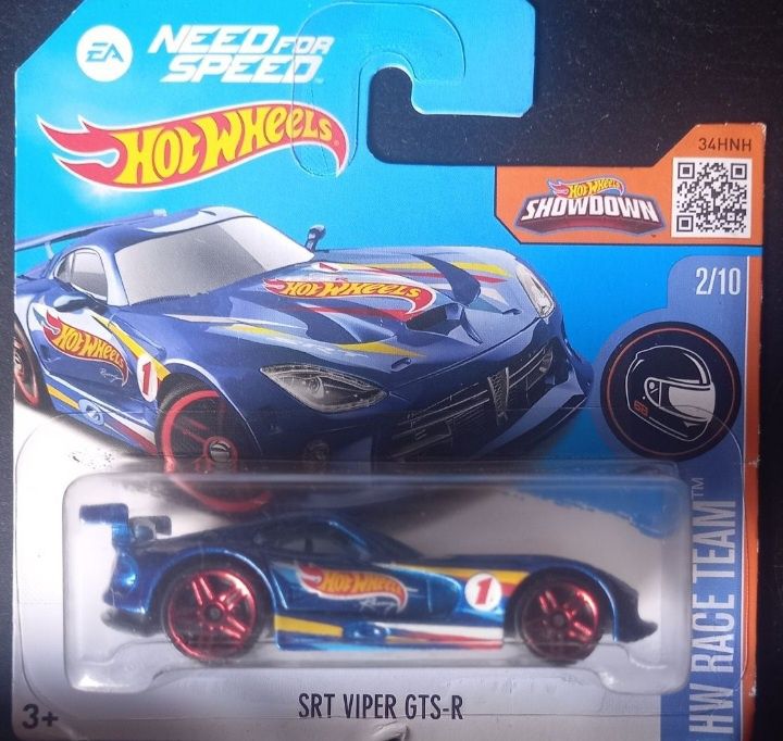 Hot wheels SRT Viper Gts-r need for speed