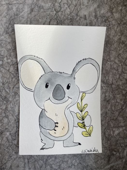 Kartka okolicznościowa koala zwierzątka australia